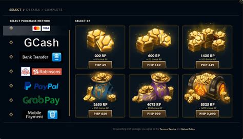lol rp to php|New RP prices of LoL and TFT in the Philippines .